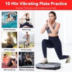 Vibration Plate Exercise Machine for Lymphatic Drainage Weight Loss,Full Body Workout Vibrating Plate Lymphatic Drainage Massager,Workout Equipment Fitness Weight Fat Burner Loss & Shaping - Image 4