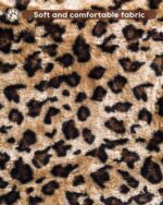 SYANDLVY Small Leopard Print Cat Tree with Perch for Indoor Cats, Cat Tower with Scratching Post, Modern Activity House for Large Cats, Condo with Board, Kittens Cave - Image 6