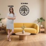 Big Wall Clock - Wall Clocks for Living Room Decor, Quiet and No Ticking Suitable for Wall Decor, Living Room Decoration, Kitchen Decoration - Image 7
