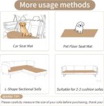 Pet Washable Couch Cover Protector pet Non-Slip Sofa Cover for Dogs Durable Couch Covers for Pet Friendly Dog Mat for Couches and Sofas Mat Bed (Grey, 27.6" x 82.7"/70 x 210cm) - Image 8