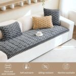 Pet Washable Couch Cover Protector pet Non-Slip Sofa Cover for Dogs Durable Couch Covers for Pet Friendly Dog Mat for Couches and Sofas Mat Bed (Grey, 27.6" x 82.7"/70 x 210cm) - Image 9
