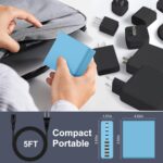 420W USB C Charger Block,10-Port Charging Station GaN Fast Charging Type C & USB A Wall Charger Adapter for MacBook Pro/Air,iPhone,iPad,Dell XPS,Samsung Galaxy(Blue) - Image 7