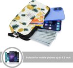 KAMO Multipurpose Canvas Horizontal Smartphone Pouch Cell Phone Holster with Belt Loop Pouch Bag Belt Pouches for Women Cellphone Holster for Women & Men - Image 4