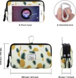 KAMO Multipurpose Canvas Horizontal Smartphone Pouch Cell Phone Holster with Belt Loop Pouch Bag Belt Pouches for Women Cellphone Holster for Women & Men - Image 5