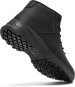 SHULOOK Non Slip Work Boots for Men Slip Resistant Shoes Waterproof Food Service Chef Kitchen Restaurant Working Boots Casual Leather Ankle Boot Outdoor Walking Booties - Image 3