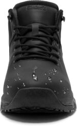 SHULOOK Non Slip Work Boots for Men Slip Resistant Shoes Waterproof Food Service Chef Kitchen Restaurant Working Boots Casual Leather Ankle Boot Outdoor Walking Booties - Image 4