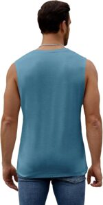 Mens Summer Beach Tank Top Tropical Hawaiian Palm Tree Print Sleeveless Shirts Muscle Tee Vacation Shirts - Image 7