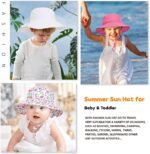 Baby Toddler Sun Hat,Boys Girls Bucket Hat for Kids UPF 50+ Sun Protective Child Summer Beach Hats 0-5 Years - Image 8