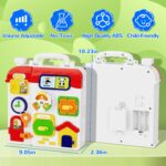 Montessori Toys for 1 Year Old Boy Girl, Musical Montessori Busy Board for 12-18 Month Age, Educational Montessori Toy for Toddlers 1-3, Birthday Gift for 1+ Year Old Boy Girl - Image 6