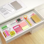 Clear Plastic Drawer Organizers Set of 45 Vanity Organizers Stackable Storage Bins Dividers Bathroom Organizers Storage Vanity Organizer Bins for Makeup, Kitchen Utensils, Jewelries, Office - Image 7