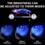 4Pcs LED Interior Car Lights Wireless with Remote, Portable USB Rechargeable Car Interior Led Night Light for Car Decor - Image 7