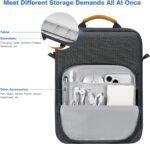 Dadanism 9-11 Inch Tablet Sleeve Bag Carrying Case with Shoulder Strap for iPad 10th Gen 10.9", iPad (A16) 11", i Pad 9/8/7th 10.2", i Pad Air/Pro 11", i-Pad Air 5/4,Galaxy Tab A9+ Plus 11",Space Gray - Image 4