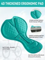 qualidyne Women's Thermal Fleece 4D Padded Cycling Bib Tights with Pockets, Ankle Zips, Full-Length for Cold Weather - Image 7