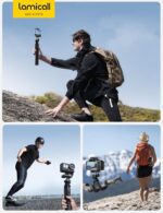 Lamicall Tripod for iPhone - 3 in 1 Flexible Phone Tripod with Wireless Remote - iPhone Tripod Stand for Video Recording Vlogging Selfie Compatible with iPhone Samsung Go Pro, Digital Camera - Image 8