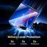 【2+2+2】EGV for Samsung Galaxy Z Flip 7 Screen Protector, [Strengthen Crease Test] Self-Healing Soft TPU Screen Protector for Galaxy Z Flip 7+ Front Tempered Glass + Camera lens Protector,Anti Scratch - Image 6