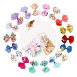 Disney 100th Anniversary Special Hair Accessory for Girls|18pc Disney Hair Bow Clips Featuring Favorite Characters with a String Bag Bow Holder with hanger. For all occasions & ages 3+ - Image 6