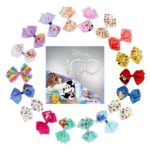 Disney 100th Anniversary Special Hair Accessory for Girls|18pc Disney Hair Bow Clips Featuring Favorite Characters with a String Bag Bow Holder with hanger. For all occasions & ages 3+ - Image 10