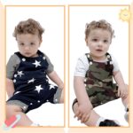 Baby Boys Clothes Set Summer Newborn Shorts Outfits 2pcs Short Sleeve T-shirt Top + Short Overalls - Image 6