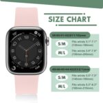 Sport Bands Compatible with Apple Watch Ultra 3/2/1 49mm, Series 11/10 46/42mm, 9/8/7 45/41mm, SE 6/5/4 44/40mm, 3/2/1 42/38mm S/M M/L for Women Men Silicone iWatch Band - Image 8