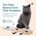 FluentPet Speak Up Get Started Kit with Clearer Upward-Facing Sound - 6 Recordable Buttons for Dogs & 3 Beige HexTiles | Dog & Cat Communication Buttons Set | with Batteries - Image 5