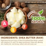 2 Pack Shea Butter Raw Organic,Pure Shea Butter Unrefined for Skin and Hair Moisturizing - 100% Natural Vitamin A, E & F - Image 6