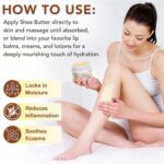 2 Pack Shea Butter Raw Organic,Pure Shea Butter Unrefined for Skin and Hair Moisturizing - 100% Natural Vitamin A, E & F - Image 8