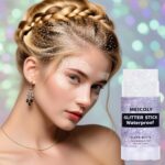 MEICOLY Clear White Face Body Glitter Stick,Hair Glitter Stick for Kids and Women,Sparkle Chunky Glitter Makeup,Waterproof Face Glitter for Party Rave Festival - Image 4