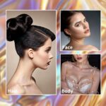 MEICOLY Clear White Face Body Glitter Stick,Hair Glitter Stick for Kids and Women,Sparkle Chunky Glitter Makeup,Waterproof Face Glitter for Party Rave Festival - Image 7