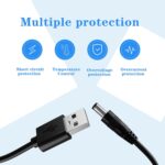 5V USB Power Cord with 8 pcs Connectors Adapter for Router, Mini Fan, Speakers, Dog Shock Collar - Image 6