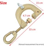 Acouto Auto Body Frame Clamp 2 Way G Clamp Self Tightening Pull Clamp Frame Back Auto Body Repair Tools for Car Truck Bus, Chrome Vanadium Steel Automotive Tools & Equipment - Image 6