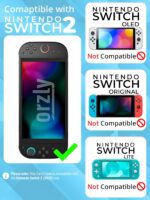 Orzly Case for Nintendo Switch 2 Hard Shell Travel Carry Case with Screen Padding, Game Cards & microSD Slots with Zipped & Open Pockets for Accessories - Gift Box Edition - Image 3