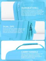 Orzly Case for Nintendo Switch 2 Hard Shell Travel Carry Case with Screen Padding, Game Cards & microSD Slots with Zipped & Open Pockets for Accessories - Gift Box Edition - Image 5