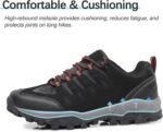 Men's Hiking Shoes Outdoor Casual Sneakers Non Slip Comfortable Breathable Walking Work Trekking Climbing Camping Travel Trail Running Grip Durable Classic Fashion - Image 3