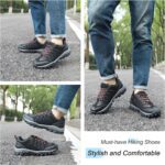 Men's Hiking Shoes Outdoor Casual Sneakers Non Slip Comfortable Breathable Walking Work Trekking Climbing Camping Travel Trail Running Grip Durable Classic Fashion - Image 7