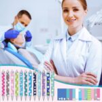 Thenshop 24 Pcs Dental Pens and Notepad Set Teeth theme Gifts Dentist Assistant Accessories Dentists Pens for Office School Home Stationery Fall Thanksgiving Christmas Classroom Craft Gifts - Image 6