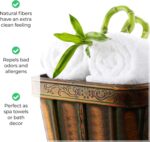 Superior Rayon from Bamboo Blend 9-Piece Towel Set, Luxury Quick Dry, Bathroom Essentials, Shower, Spa, Plush Soft Absorbent Towels, Includes 3 Bath, 3 Hand, 3 Washcloth/Face Towels, Gold - Image 6