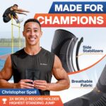 DR. BRACE ELITE Knee Brace with Size Stabilizer (2 Pack) Knee Brace for Women & Men, Workout, Sports, Daily Knee Compression Sleeve for Maximum Knee Pain Support & Fast Recovery (Pluto, X-Large) - Image 4