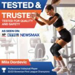 DR. BRACE ELITE Knee Brace with Size Stabilizer (2 Pack) Knee Brace for Women & Men, Workout, Sports, Daily Knee Compression Sleeve for Maximum Knee Pain Support & Fast Recovery (Pluto, X-Large) - Image 6