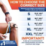 DR. BRACE ELITE Knee Brace with Size Stabilizer (2 Pack) Knee Brace for Women & Men, Workout, Sports, Daily Knee Compression Sleeve for Maximum Knee Pain Support & Fast Recovery (Pluto, X-Large) - Image 7