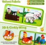 GOLIYEAN Busy Book for Toddlers 1-3 - Busy Board Montessori Toys for 1 Year Old Boy Girl Birthday Gifts, Educational Learning Quiet Activity Books for One Year Old Baby Travel Toy for Ages 1-2 - Image 6
