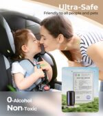 Waterless Essential Oil Diffuser, Rechargeable Nebulizing Scent Air Machine, Cordless & Portable, Ultra-Quiet, Auto On/Off, 3 Mist Levels for Home, Car, Office – Black, Forest Fragrance - Image 7