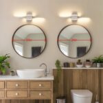 Joossnwell Brushed Nickel Bathroom Vanity Lights Fixtures Over Mirror 5CCT Dimmable Bathroom Light Fixture Modern Vanity Lighting Bar Led Bath Vanity Light 23 Inch Wall Lamp - Image 6