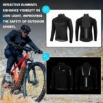 baleaf Men's Winter Jacket Windproof Softshell Thermal Warm Pockets Cycling Running Mountain Biking Cold Weather Gear - Image 6