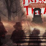 Halloween Trick or Treat Shower Curtain Scary Forest Night Ghost Full Moon Cemetery Bathroom Curtain Waterproof Bath Decor Polyester Fabric Curtains Set with Hooks 72x72 inch - Image 6