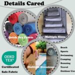 Reusable Quick Dry Beach Towels,Microfiber Travel Towel,Compressed Lightweight Bath Towel for Beach Hiking Gym Yoga Travel Sports Swimming Camping(Navy Blue, 24"*48") - Image 5