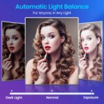 EMEET S600 4K Webcam for Streaming - Sony 1/2.5'' Sensor, PDAF Autofocus, 1080P@60FPS, 2 Noise Reduction Mics, Built-in Privacy Cover, 73° FOV, Streaming Camera for Live Commerce/Gaming/Beauty - Image 6