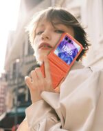 Vizvera for Motorola Razr+(Plus) 2025 Case with Hinge Cover,Built-in Screen Protector Shockproof All-Inclusive Smartphone Cover Wireless Charging for Motorola Razr+(Plus) 2025(Spritz Orange) - Image 10