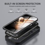 BERFY for iPhone 13 Pro Max Case, Compatible with MagSafe, Built-in Privacy Screen Protector and Camera Protection, Anti-Spy Full Body Shockproof Clear Phone Case for 13 Pro Max 6.7", Black - Image 4