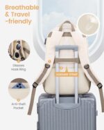 LOVEVOOK School Backpack for Women Men Classic Backpack with 15.6" Laptop Compartment Lightweight Bookbag for College Work High School - Image 5