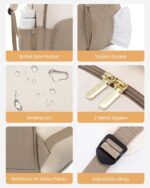 LOVEVOOK School Backpack for Women Men Classic Backpack with 15.6" Laptop Compartment Lightweight Bookbag for College Work High School - Image 7